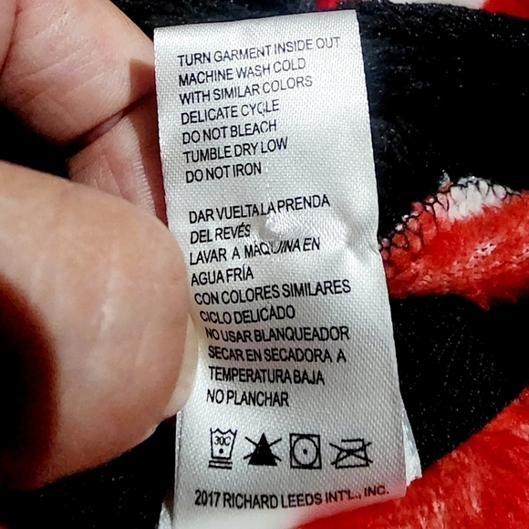 Disney Plush Pajama Comfy Hooded Minnie Mouse Sleepwear Women's Small 4-6 EUC - Picture 10 of 10